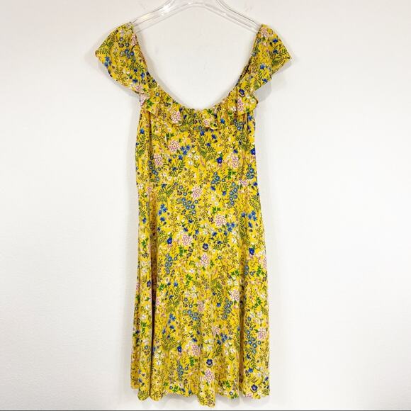 Old Navy | Ruffled Cami Dress Yellow Floral - Picture 1 of 5